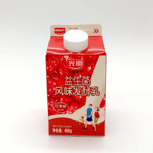 光明 益生菌风味发酵乳红枣味 450g/杯